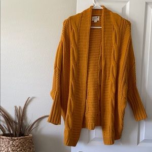 Pacsun LA hearts Golden Knit Cardigan